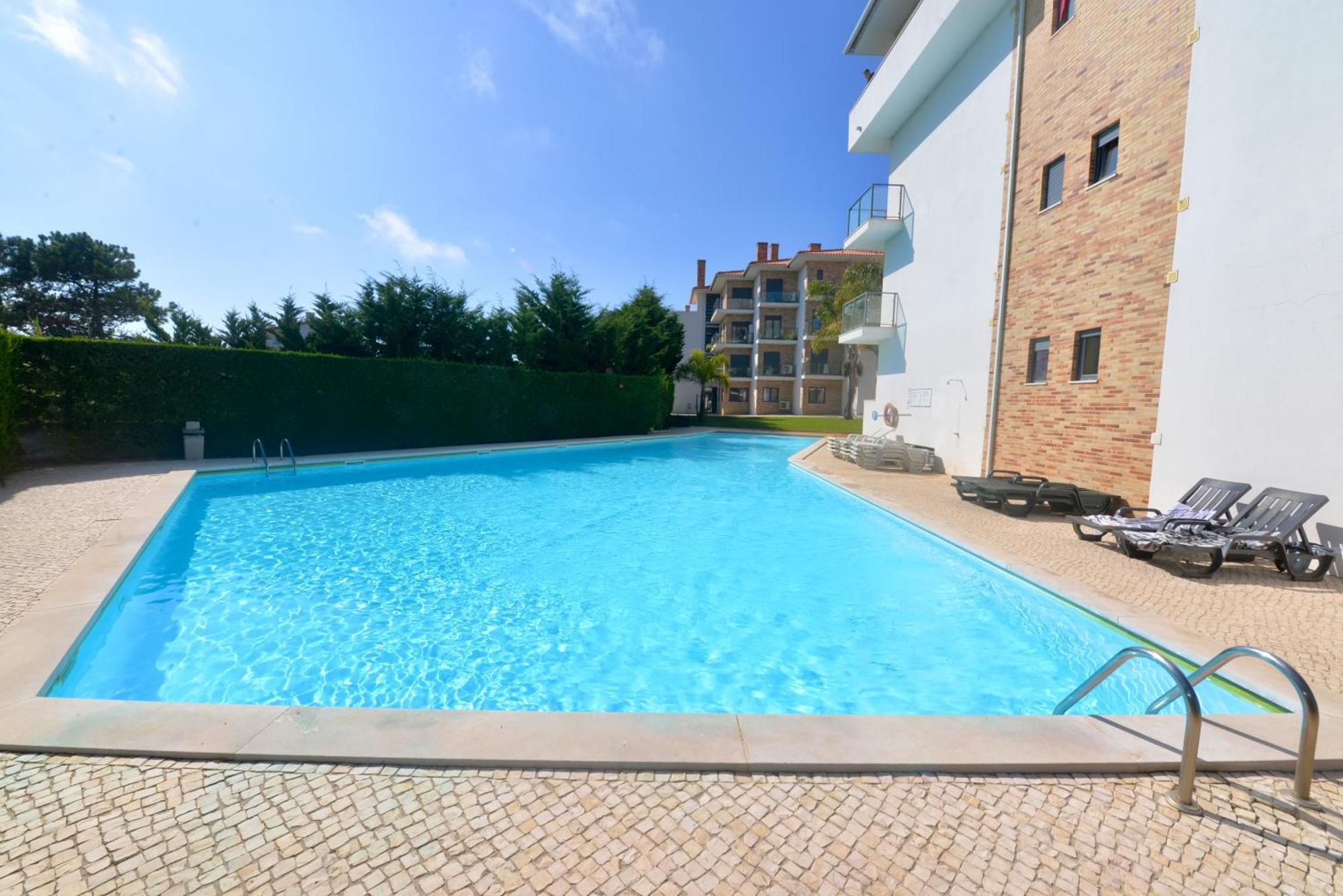 Pebble - 1 Bedroom Apartment Sleeps 5 With Pool & Tennis Court ساو مارتينهو دو بورتو المظهر الخارجي الصورة